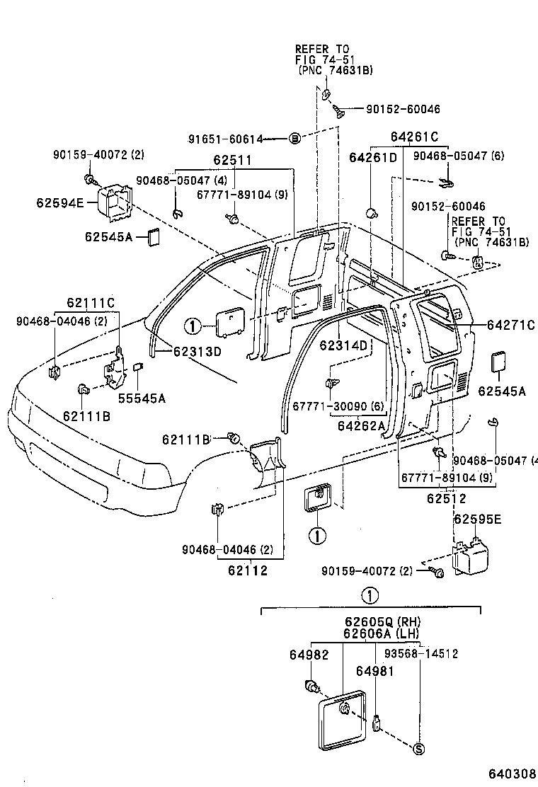 TOYOTA 6777130090 - Moldings / aizsarguzlika ps1.lv