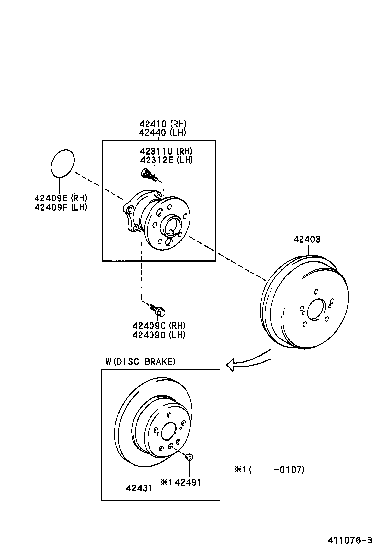 TOYOTA 90301-63006 - Riteņa rumbas gultņa komplekts ps1.lv