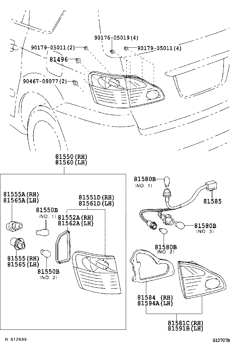 TOYOTA 90981-11048 - Kvēlspuldze, Instrumentu paneļa apgaismojums ps1.lv