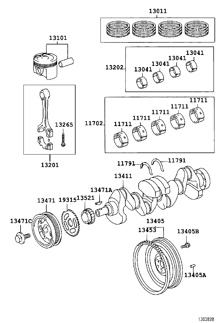 TOYOTA 1301123051 - Virzuļa gredzenu komplekts ps1.lv