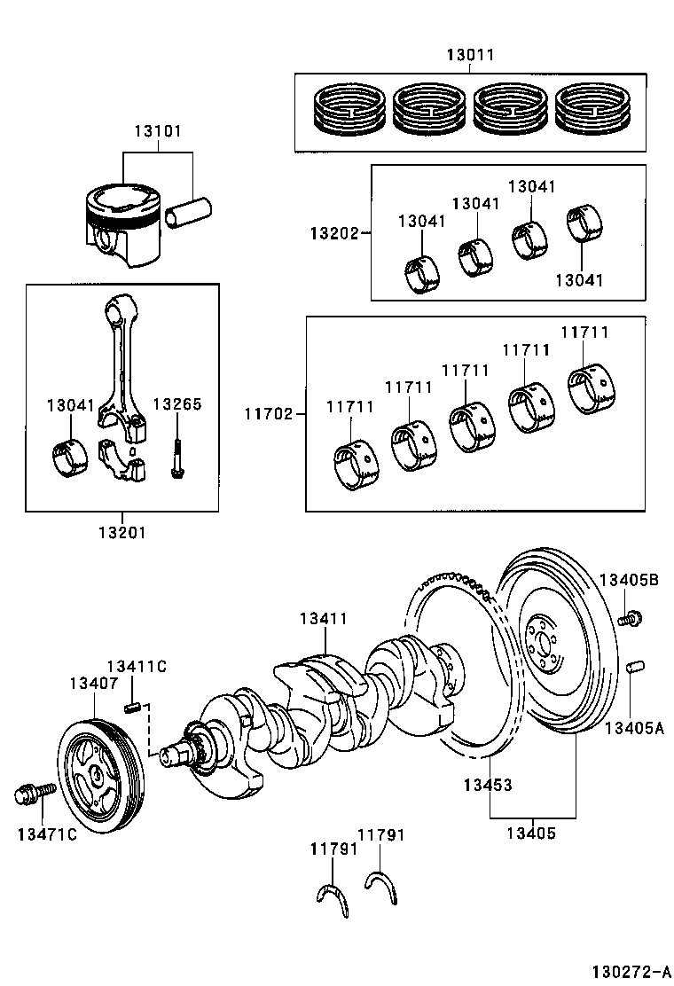 TOYOTA 11791-21010 - Distancpaplāksne, Kloķvārpsta ps1.lv