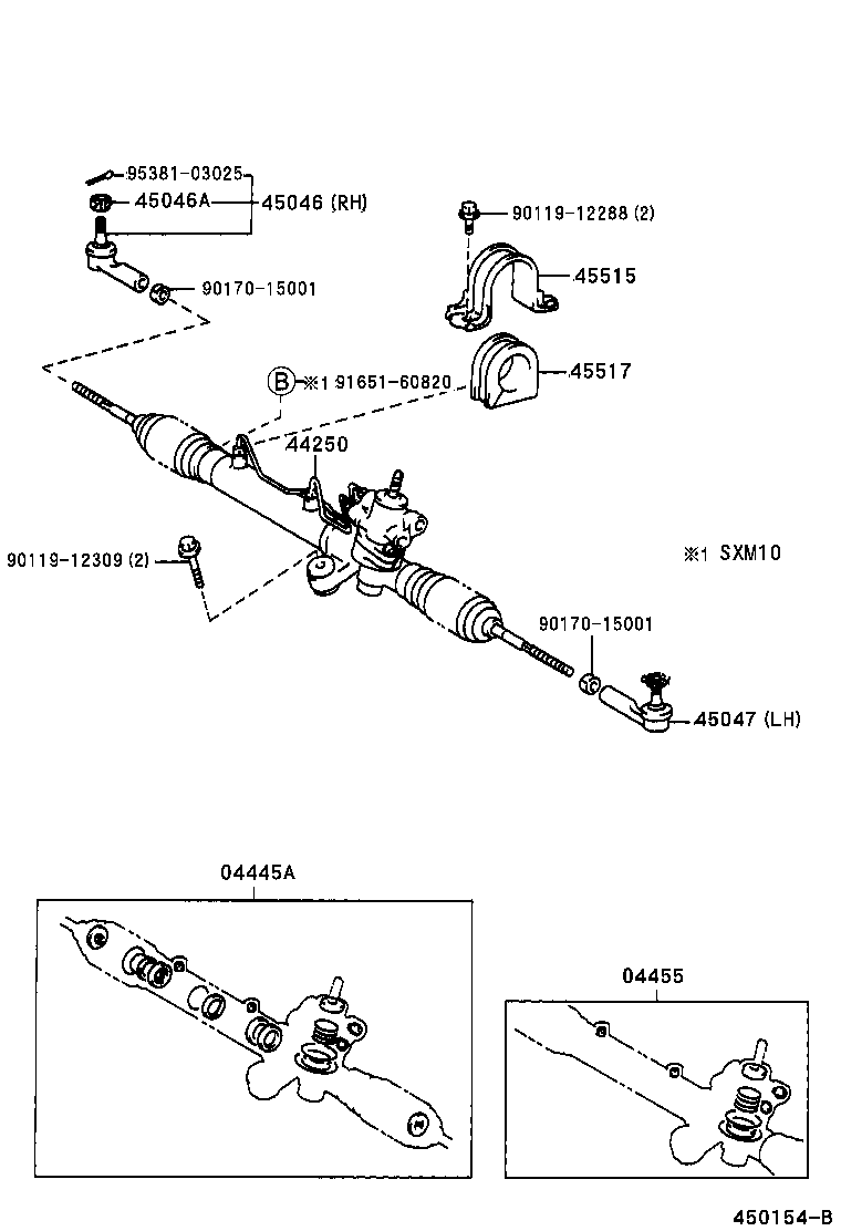 TOYOTA 0444520161 - Aksiālais šarnīrs, Stūres šķērsstiepnis ps1.lv