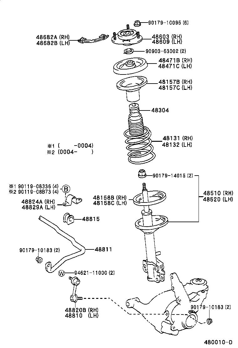 TOYOTA 48820-20040 - Stiepnis / Atsaite, Stabilizators ps1.lv