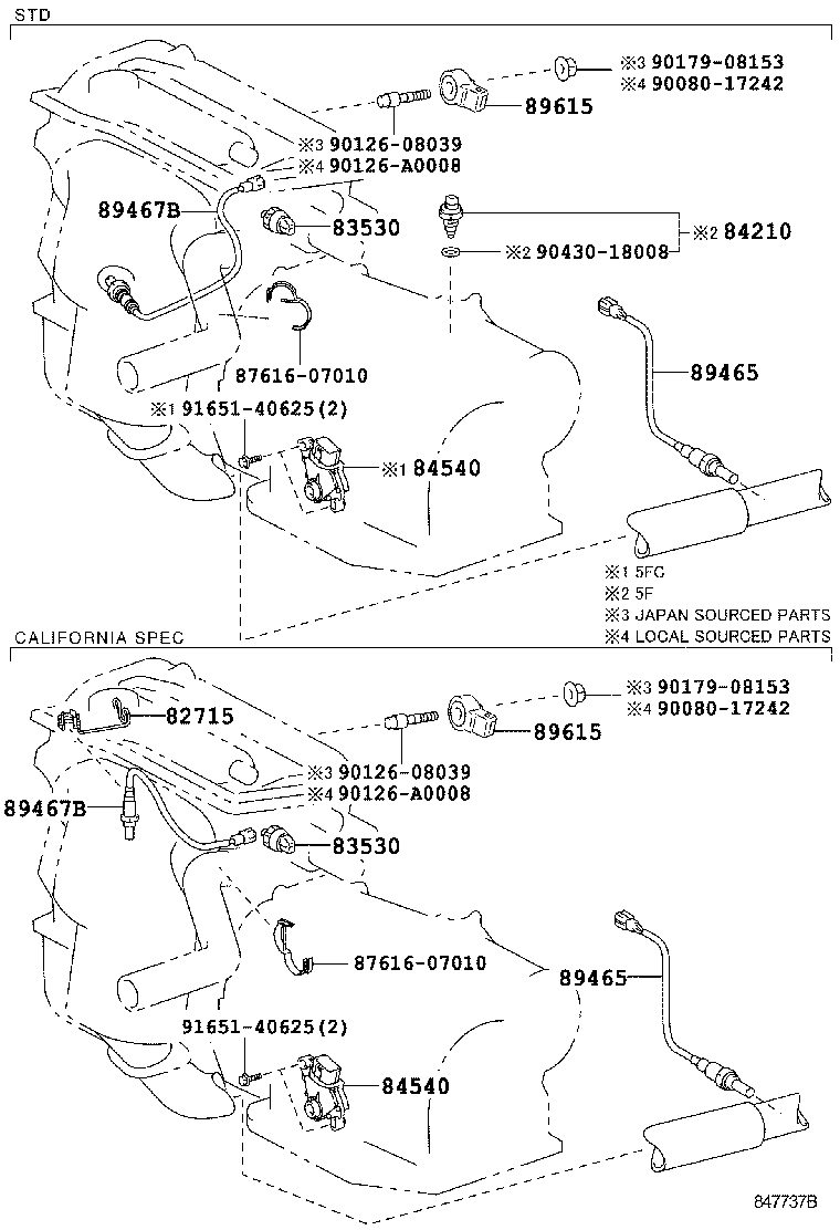 LEXUS 89465-06200 - Lambda zonde ps1.lv