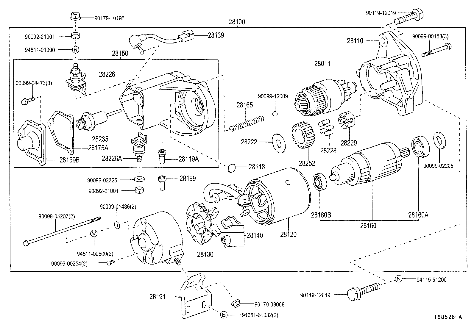 TOYOTA 90099-10119 - Piedziņas skriemelis, Ģenerators ps1.lv