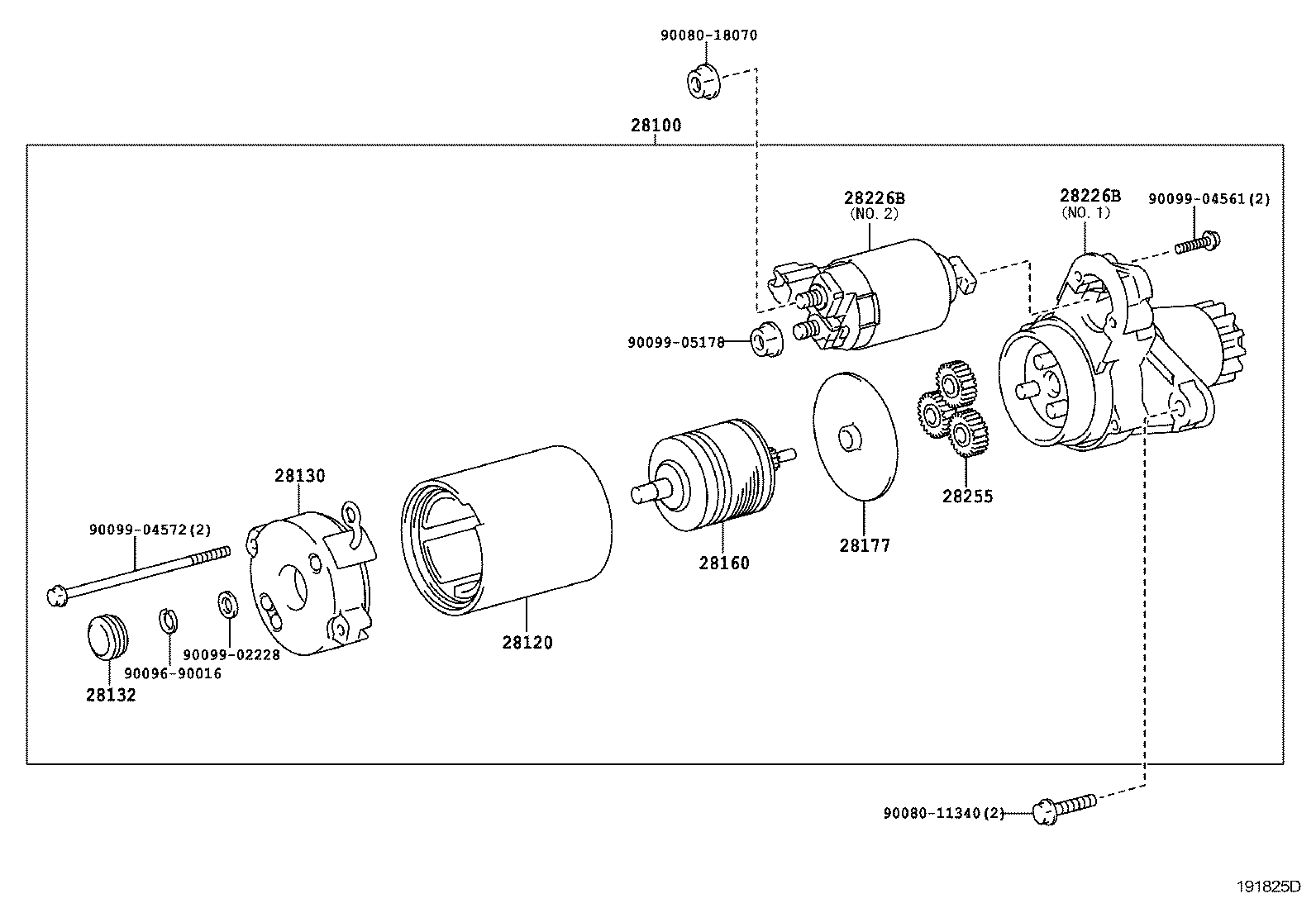 TOYOTA 281000A010 - Starteris ps1.lv