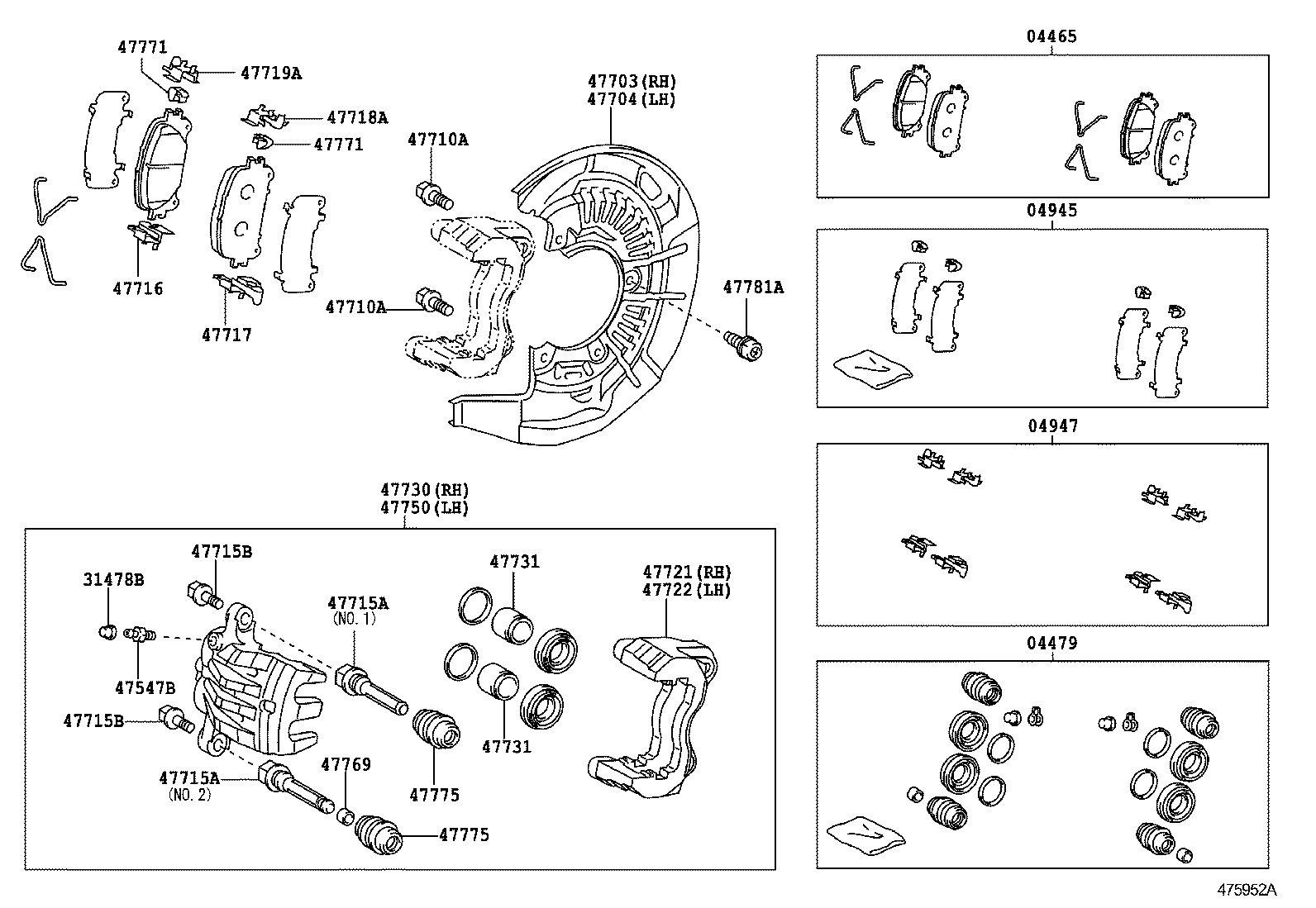 TOYOTA 47730-48150 - Bremžu suports ps1.lv