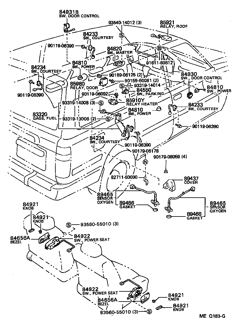 TOYOTA 89465 69085 - Lambda zonde ps1.lv