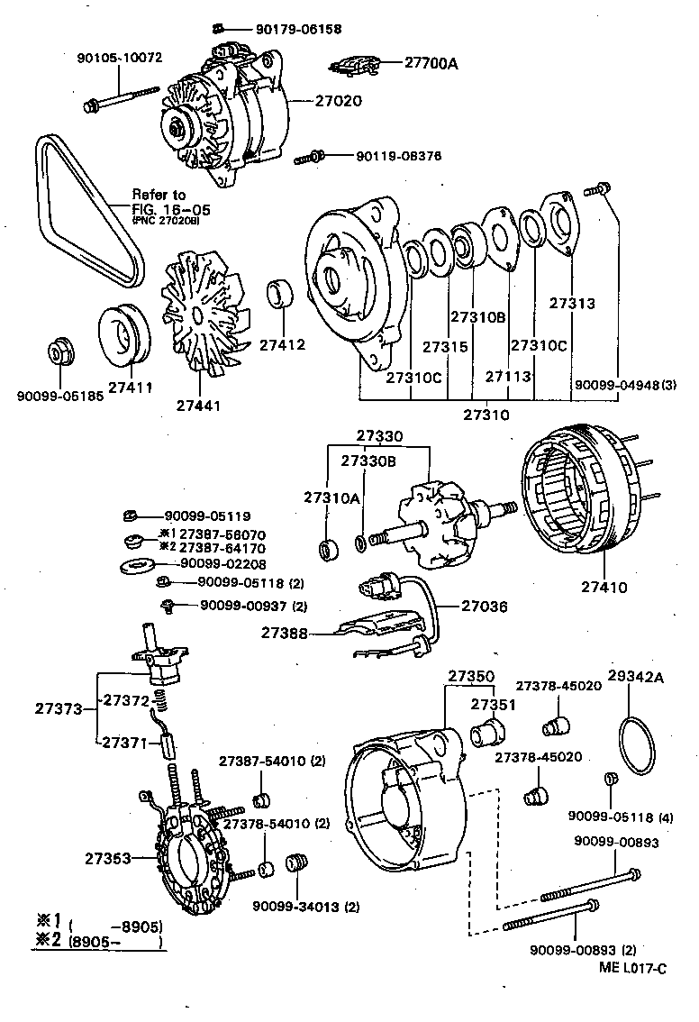 TOYOTA 27700 64040 - Ģeneratora sprieguma regulators ps1.lv