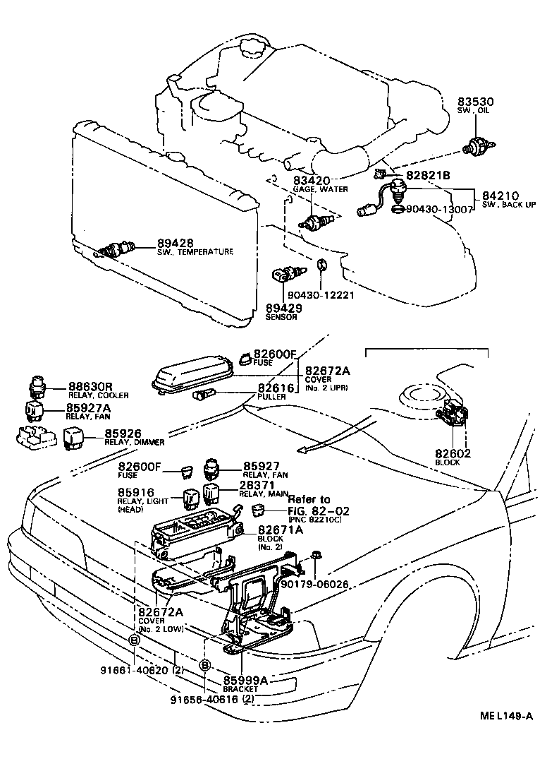 MAZDA 83530-14030 - Devējs, Eļļas spiediens ps1.lv