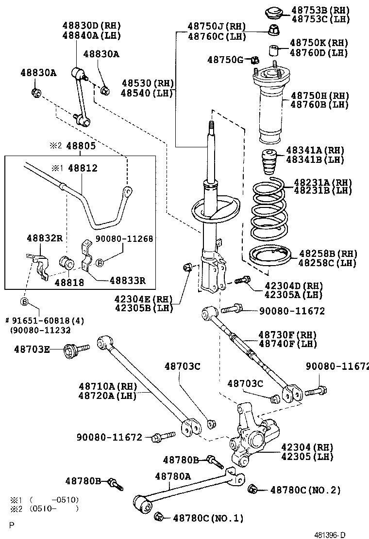 TOYOTA 48760-06060 - Amortizatora statnes balsts ps1.lv