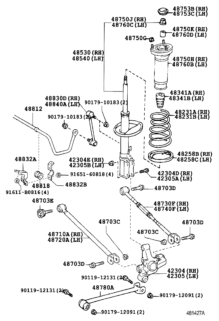 TOYOTA 48760-33071 - Piekare, Amortizators ps1.lv