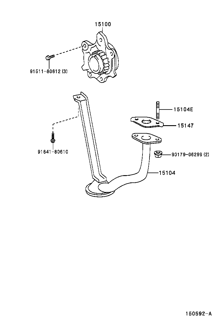 AISIN 1510023020 - PUMP ASSY, OIL ps1.lv