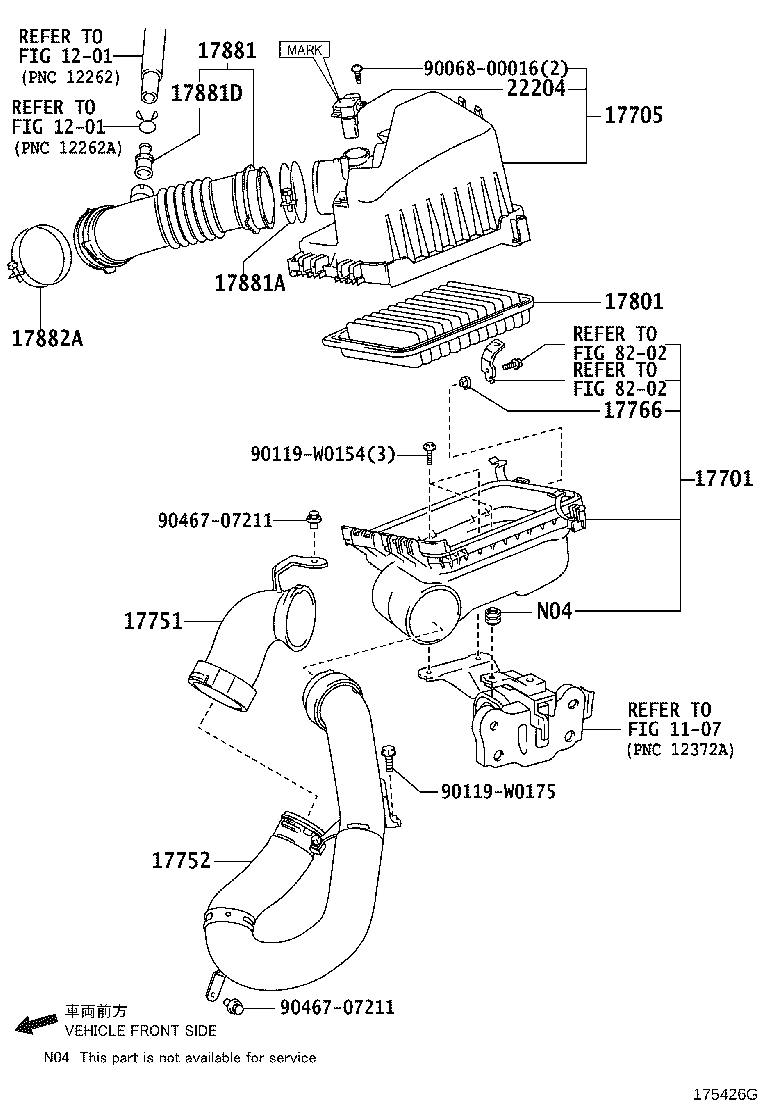 Suzuki 22204-37010 - Gaisa masas mērītājs ps1.lv