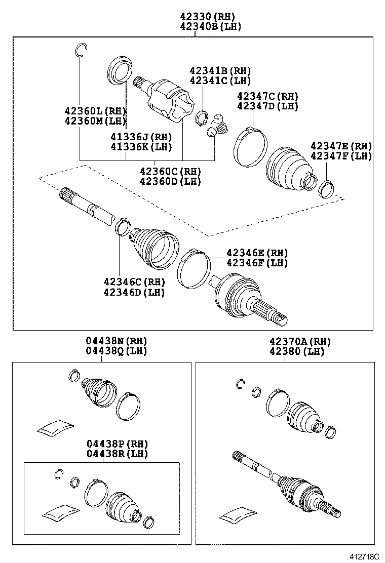 TOYOTA 42360-21010 - Šarnīrs, Piedziņas vārpsta ps1.lv