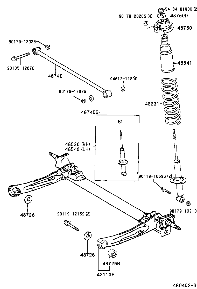 TOYOTA 48341-16100 - Putekļu aizsargkomplekts, Amortizators ps1.lv