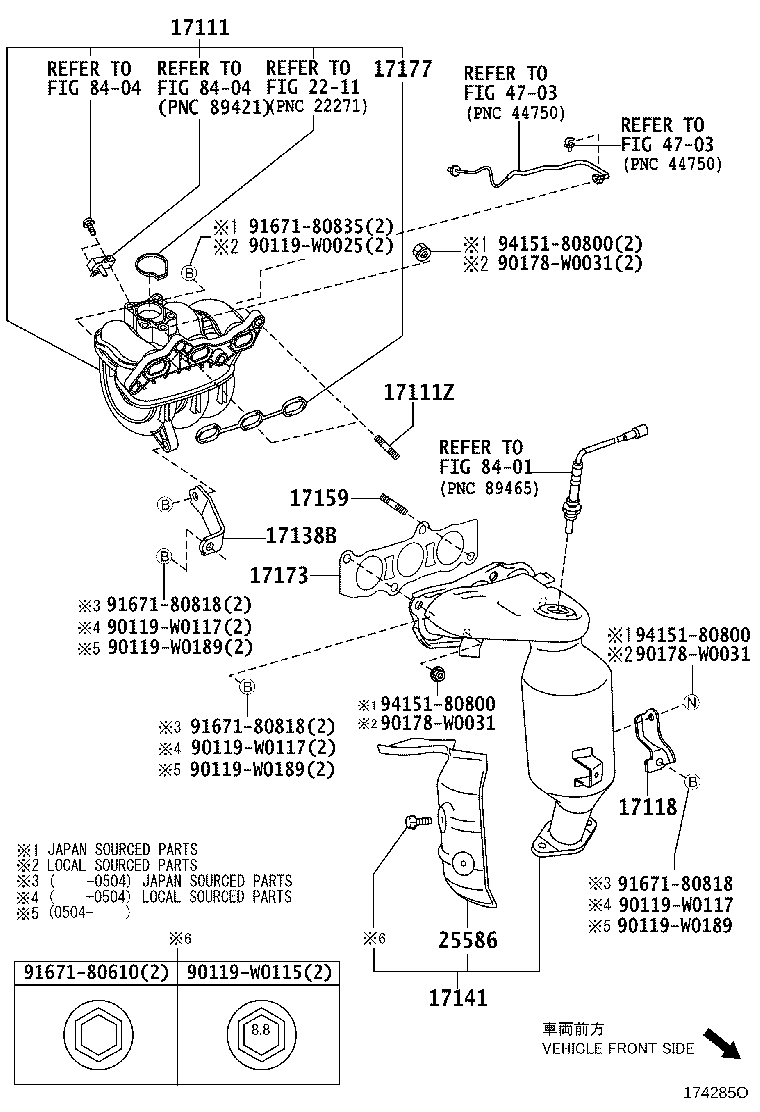 TOYOTA 17140-40030 - Katalizators ps1.lv