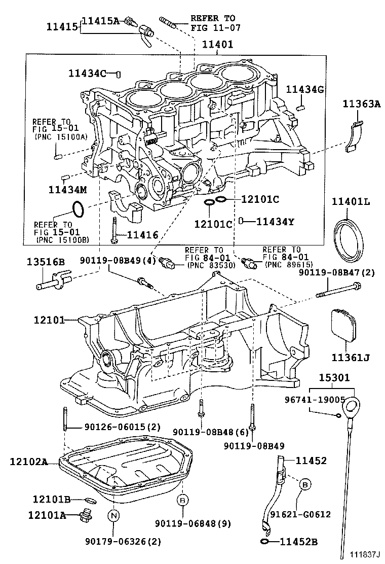 TOYOTA 12102-21010 - Eļļas vācele ps1.lv