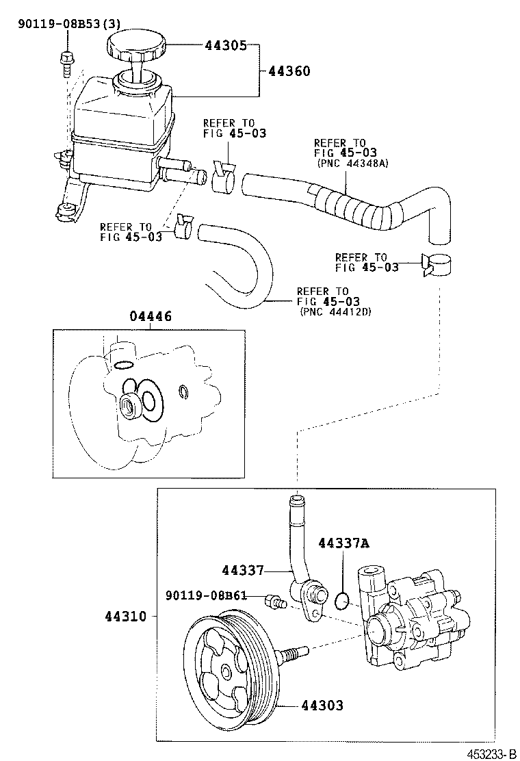 TOYOTA 4431060390 - Hidrosūknis, Stūres iekārta ps1.lv