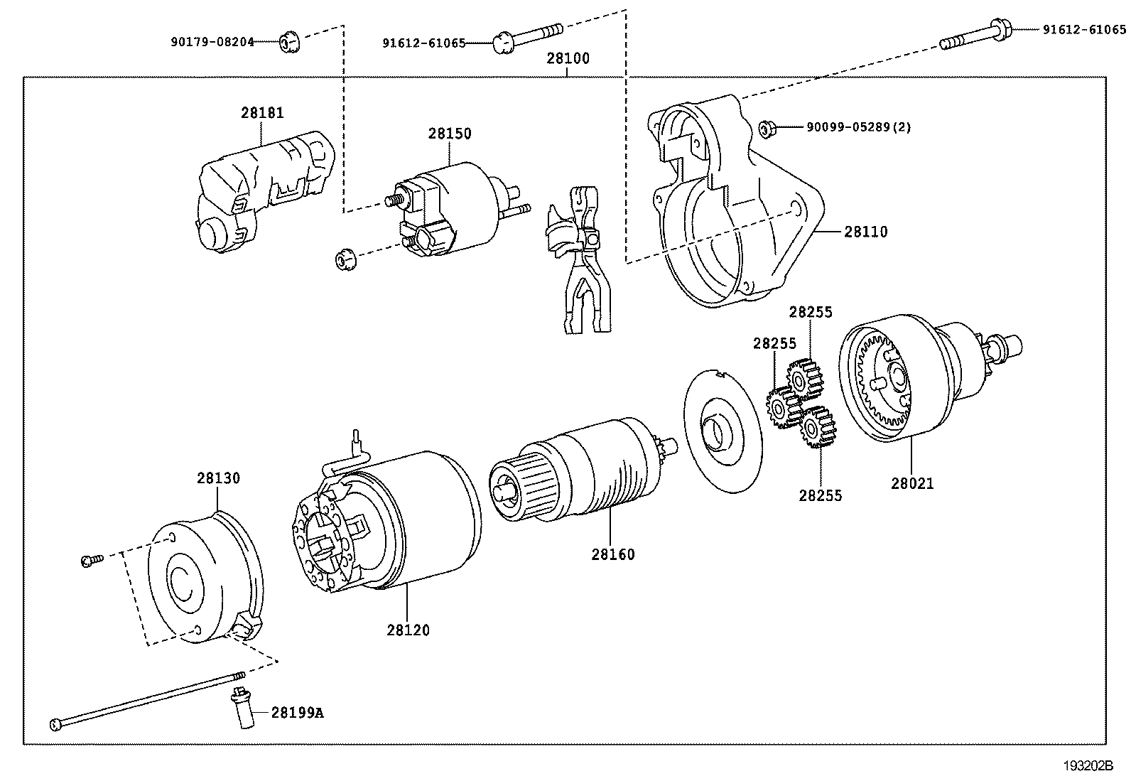 TOYOTA 28100-33120 - Starteris ps1.lv