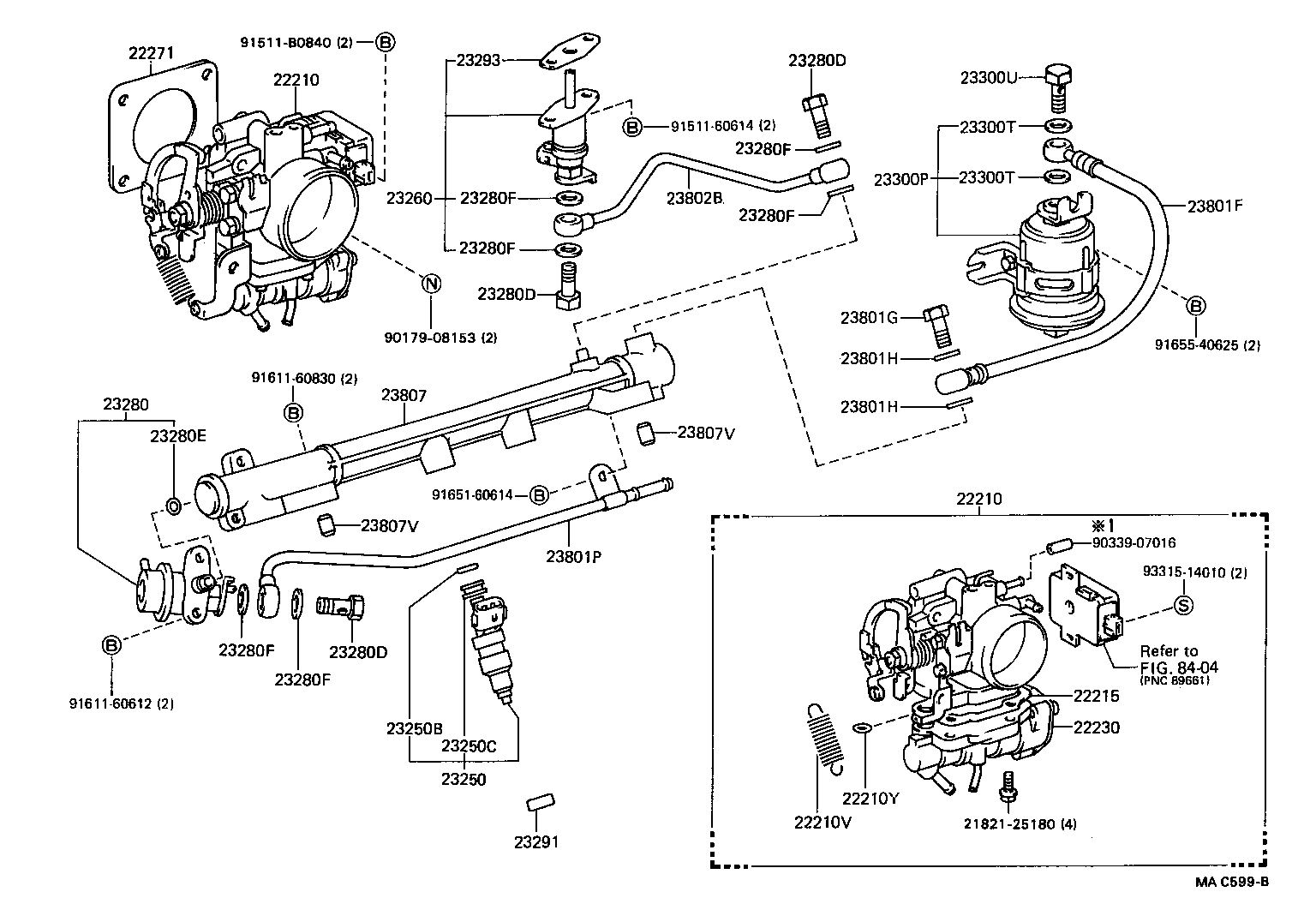 TOYOTA 23300-19145 - Degvielas filtrs ps1.lv