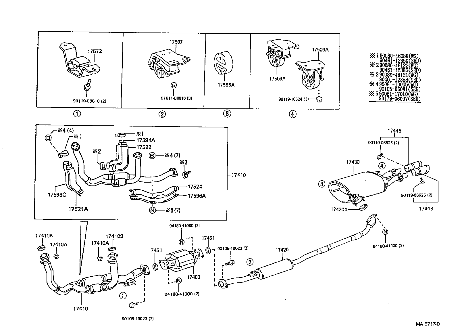 TOYOTA 1756507050 - Bukse, Stabilizators ps1.lv