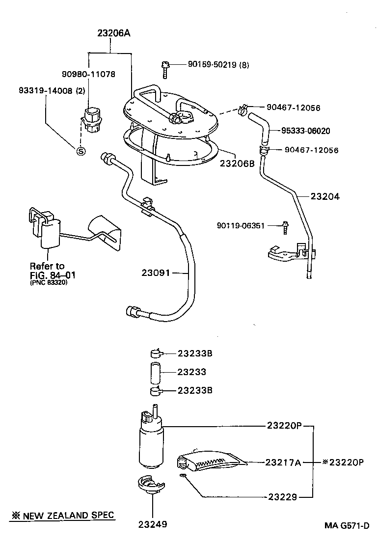 WIESMANN 23217-74020 - Degvielas sūknis ps1.lv