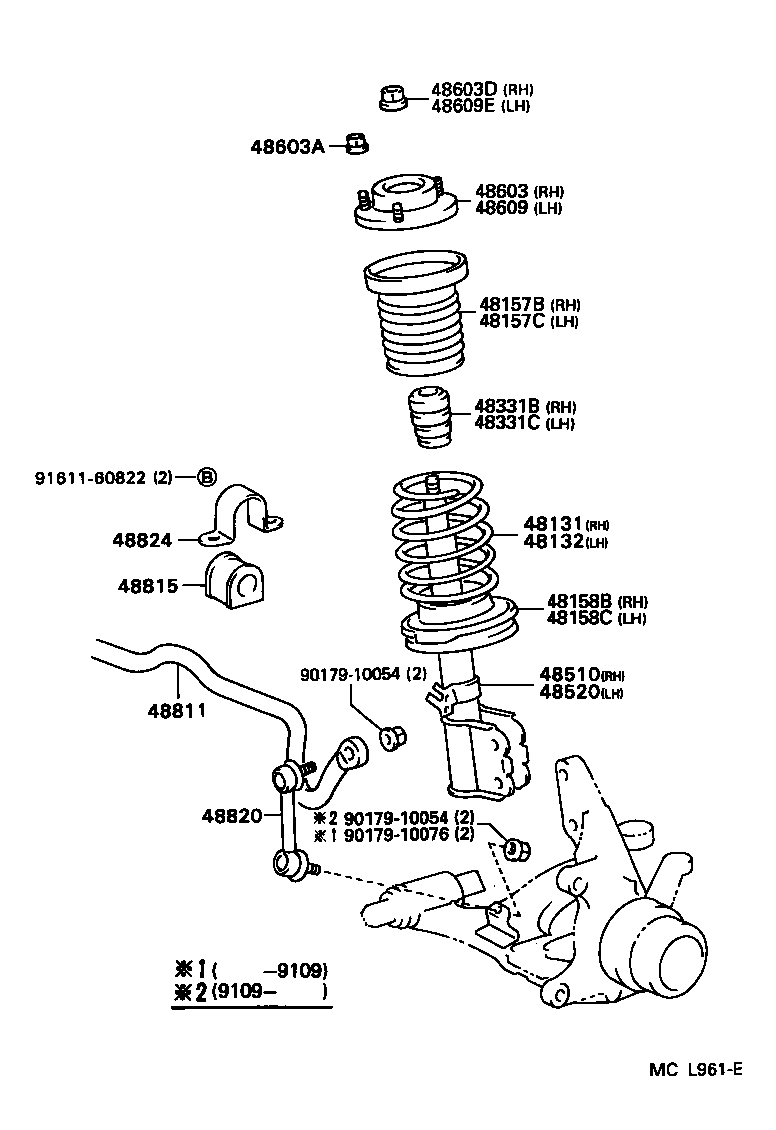 TOYOTA 48510-33040 - Amortizators ps1.lv