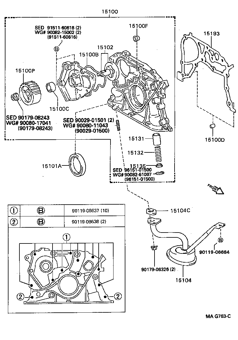 TOYOTA 90311-42026 - Vārpstas blīvgredzens, Sadales vārpsta ps1.lv