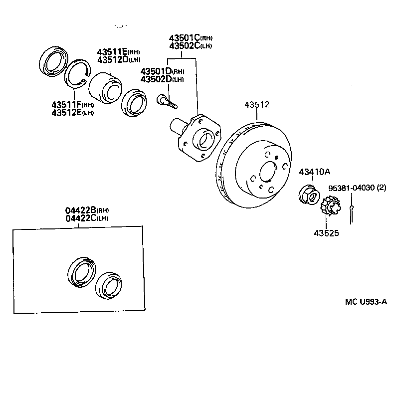 Berliet 90369-35029 - Riteņa rumbas gultnis ps1.lv