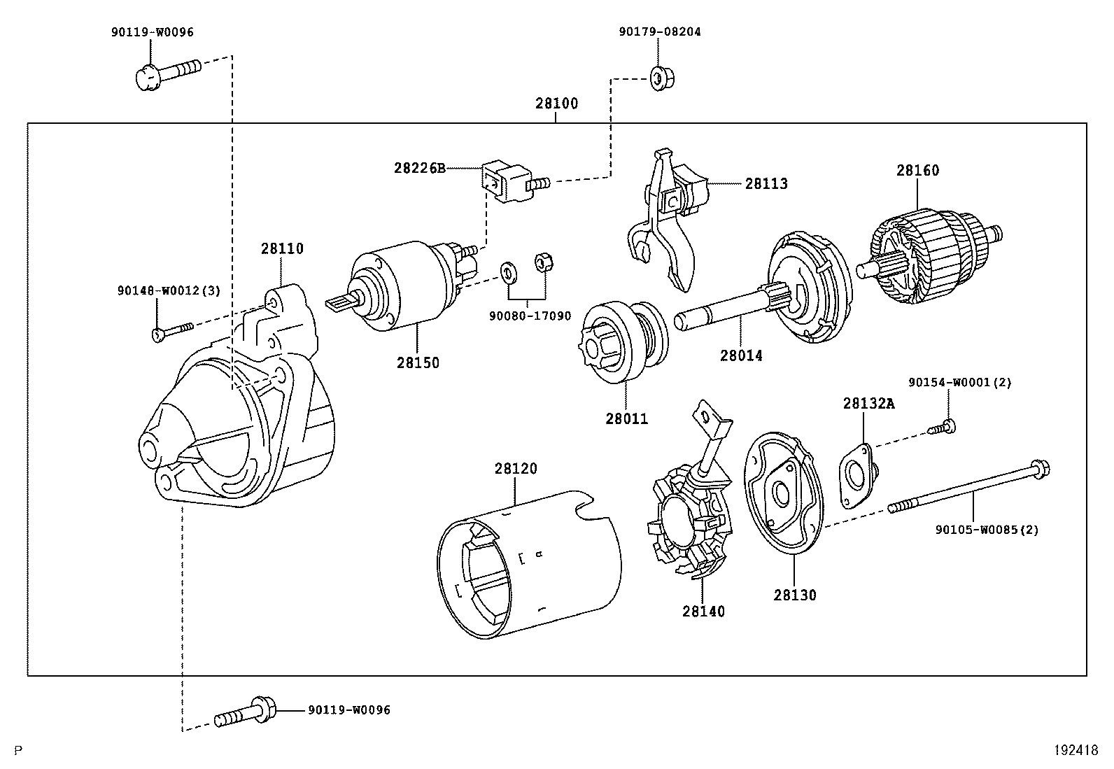 TOYOTA 90148 W0012 - Skrūve ps1.lv