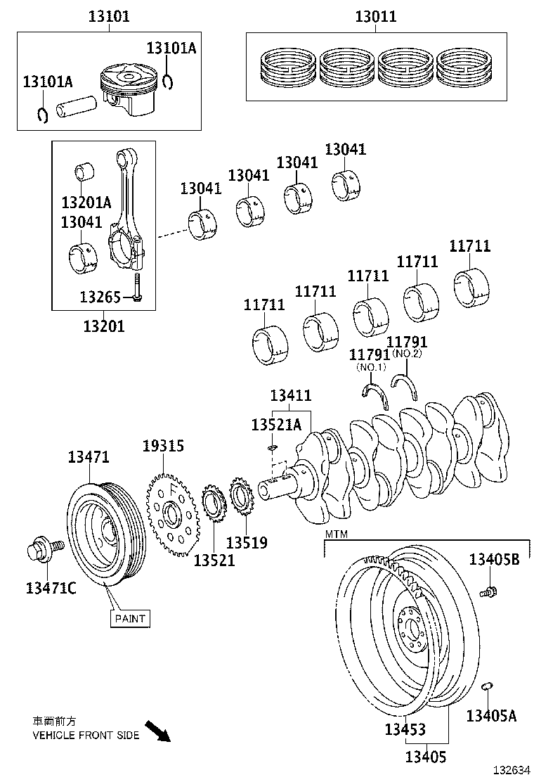 LEXUS 13470-37020 - Piedziņas skriemelis, Kloķvārpsta ps1.lv