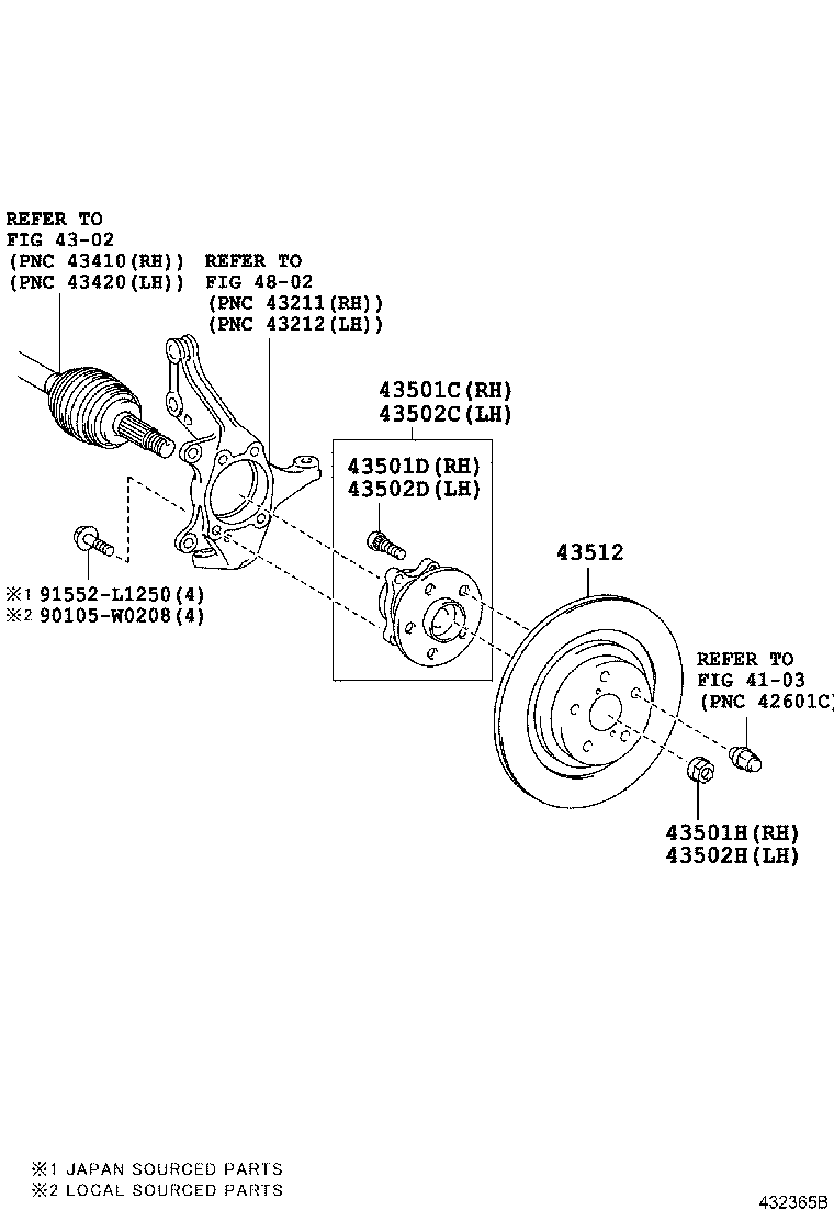 LEXUS 435120F030 - Bremžu diski ps1.lv