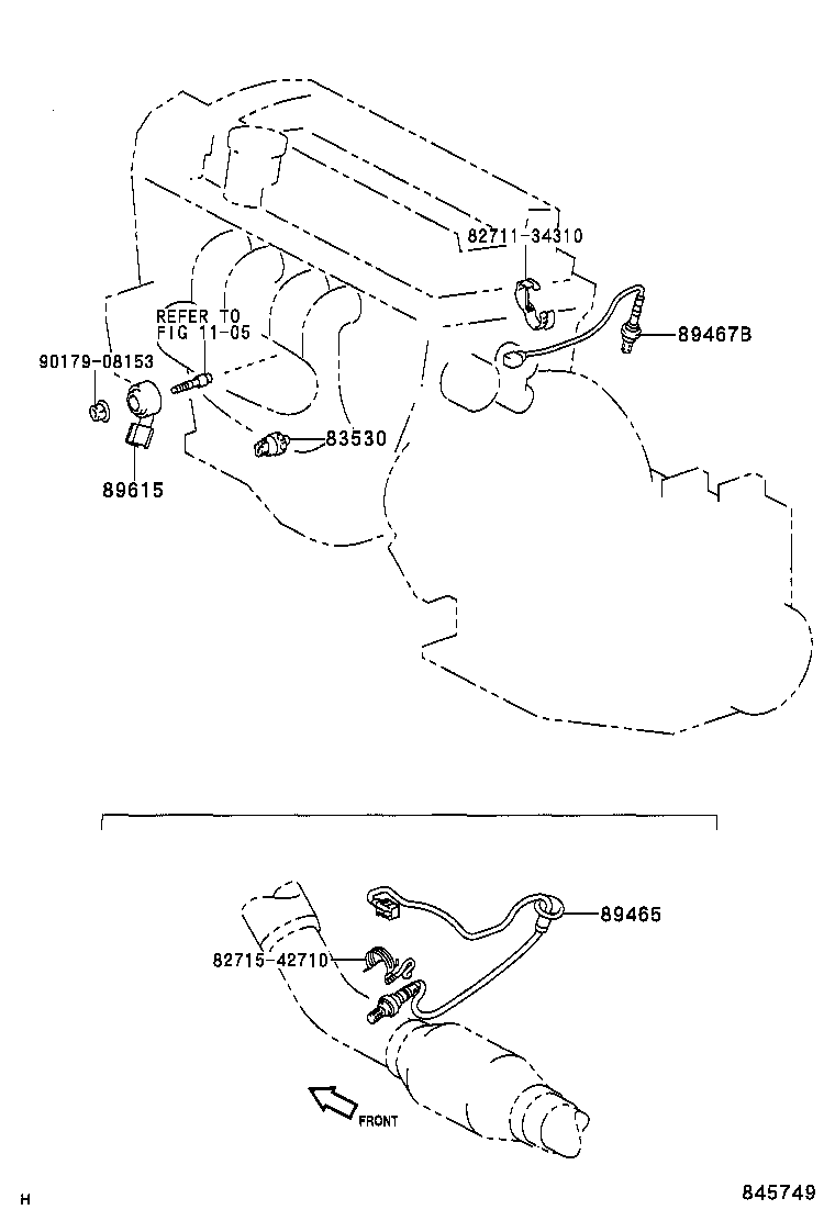 LEXUS 89465-47070 - Lambda zonde ps1.lv