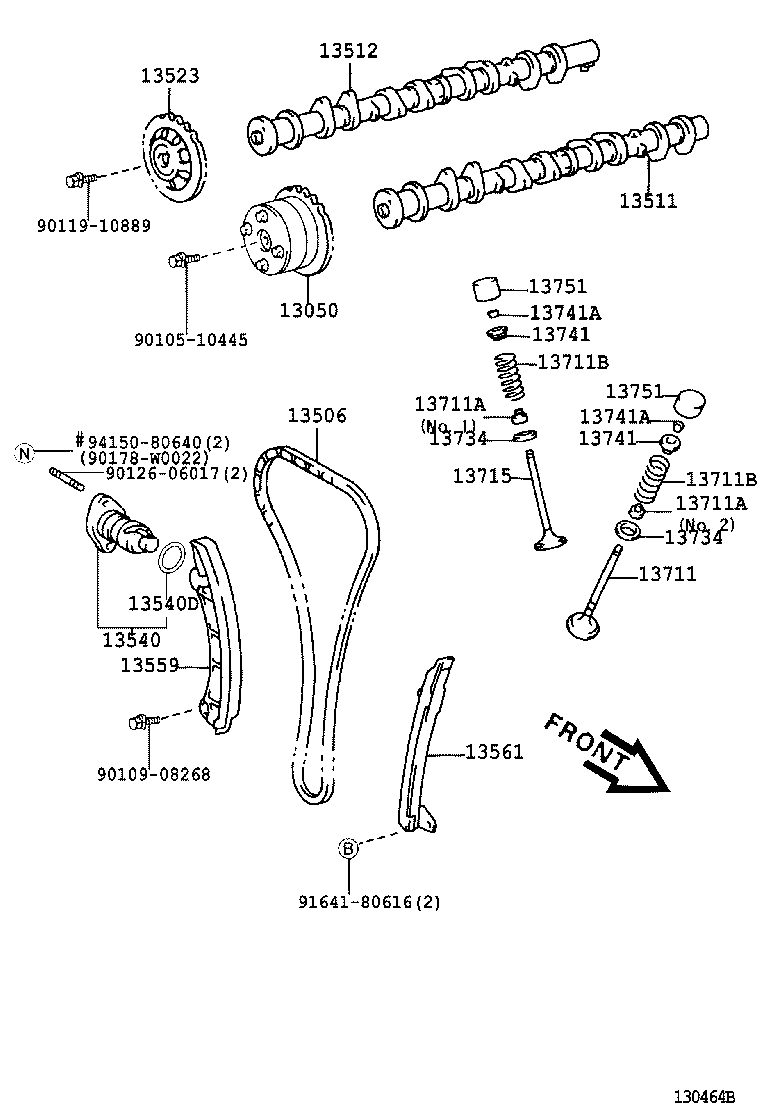 LEXUS 13506-0D020 - CHAIN SUB-ASSY ps1.lv