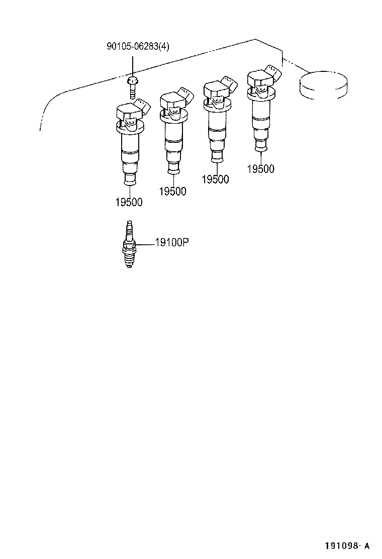 Subaru 9008019019 - Aizdedzes spole ps1.lv