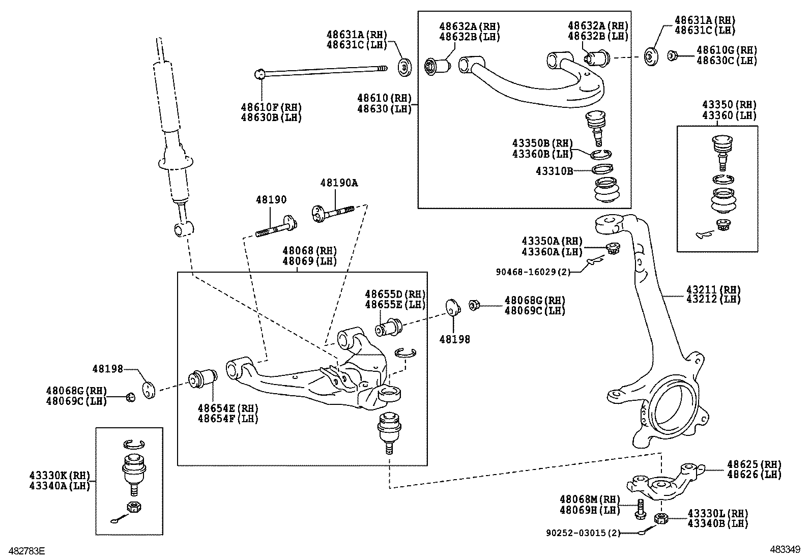 TOYOTA 48654-0K040 - Piekare, Šķērssvira ps1.lv