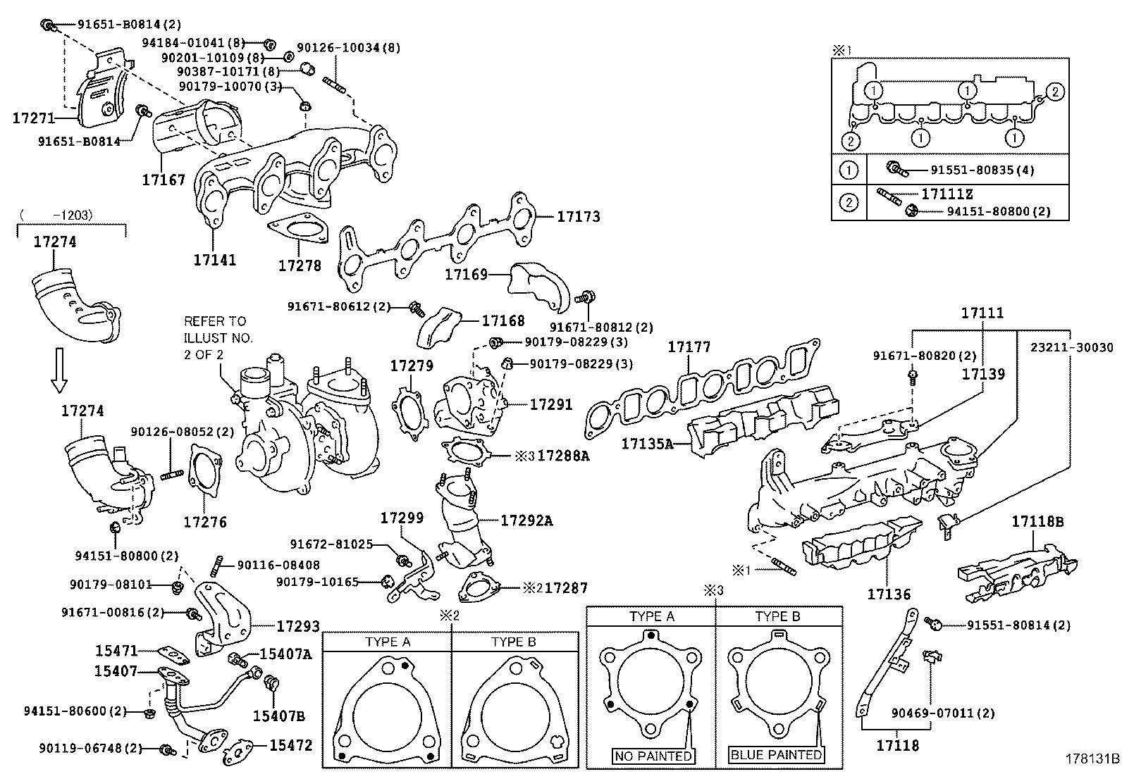 TOYOTA 1547230010 - Blīve, Kompresors ps1.lv