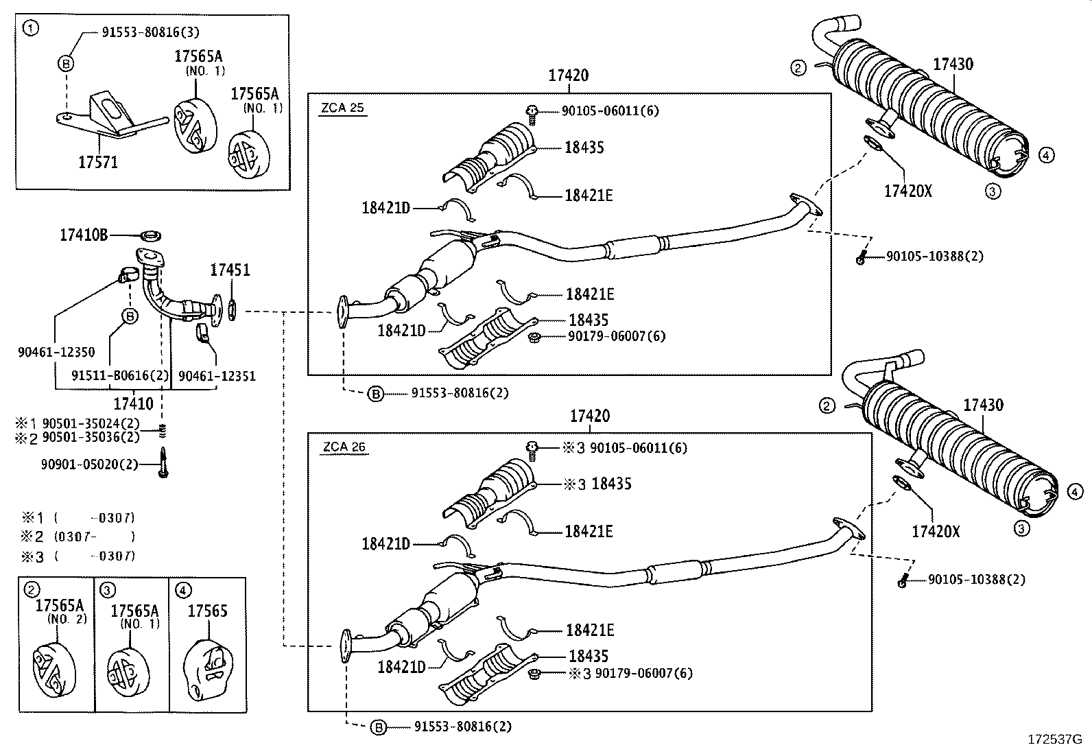 Honda 9050135036 - Skrūve, Izplūdes sistēma ps1.lv