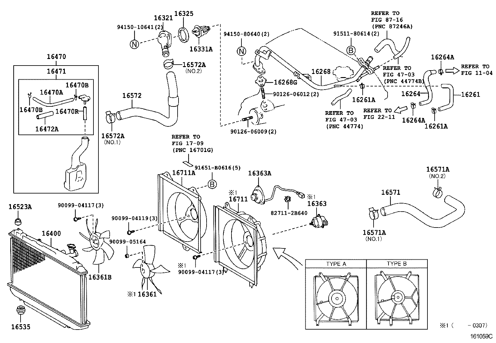 LEXUS 16361-23050 - Ventilators, Motora dzesēšanas sistēma ps1.lv