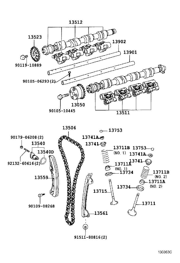 TOYOTA 90913-02114 - Blīvgredzens, Vārsta kāts ps1.lv