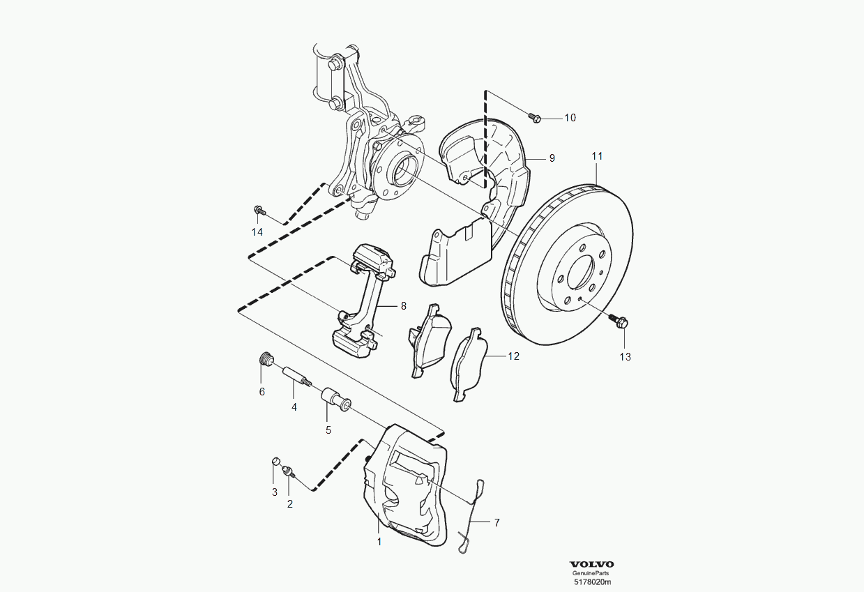 Volvo 30760817 - Dubļu sargs, Bremžu disks ps1.lv