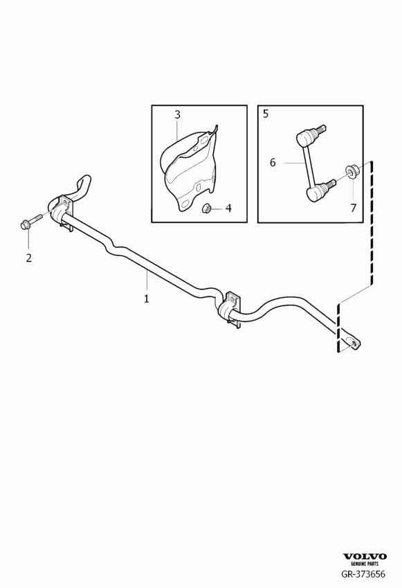 SAAB 31201603 - Stiepnis / Atsaite, Stabilizators ps1.lv