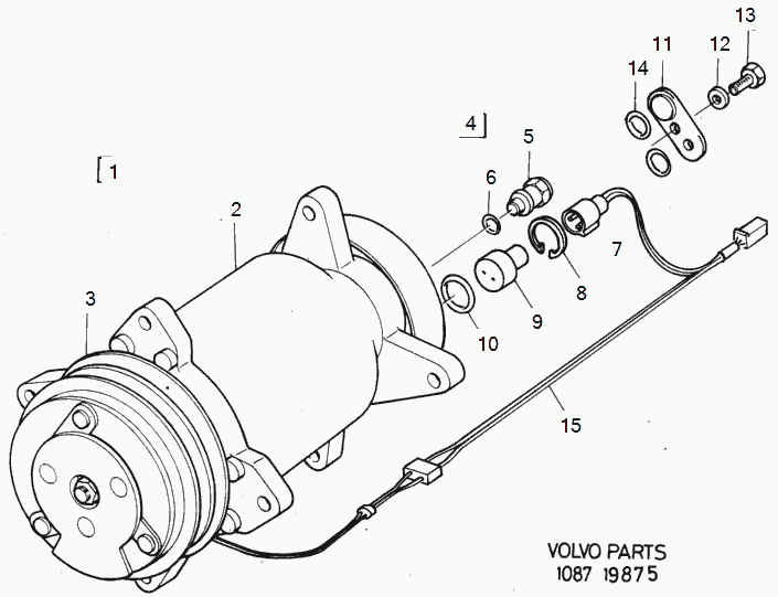 OM 3457698 - Kompresors, Gaisa kond. sistēma ps1.lv