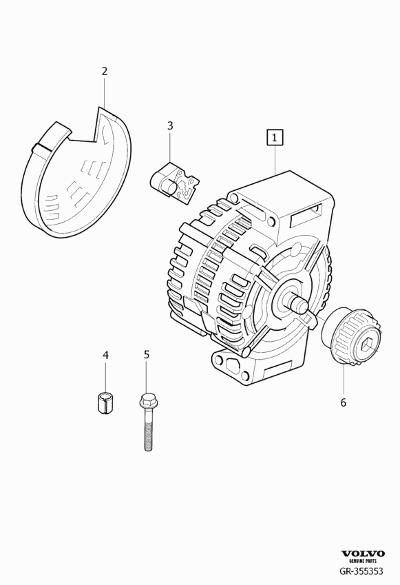 Volvo 30667685 - Ģeneratora sprieguma regulators ps1.lv