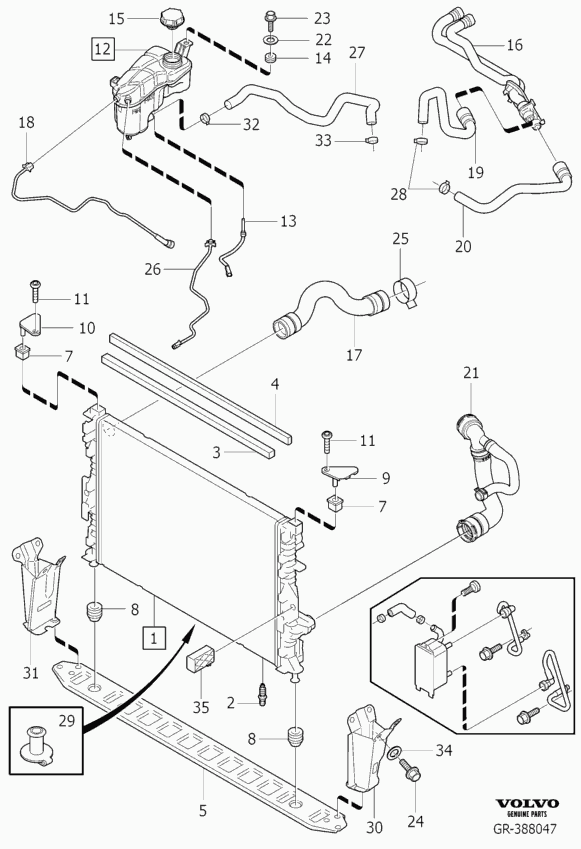 FORD 31368082 - Radiators, Motora dzesēšanas sistēma ps1.lv