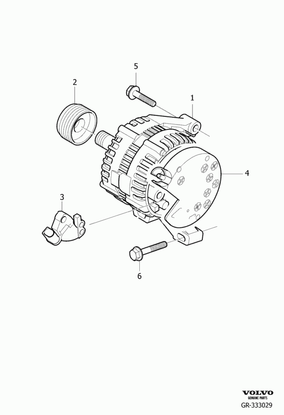 Volvo 30667900 - Ģeneratora sprieguma regulators ps1.lv