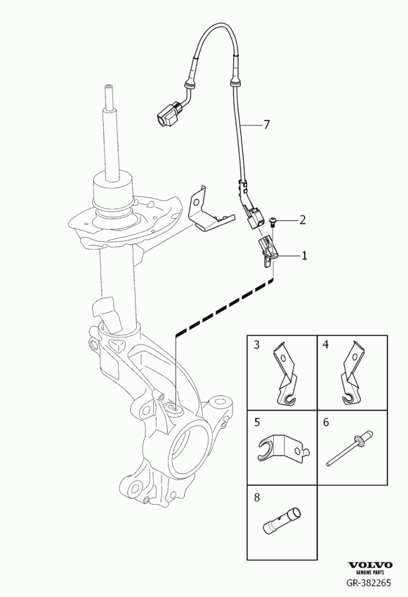 FORD 30748149 - Devējs, Riteņu griešanās ātrums ps1.lv