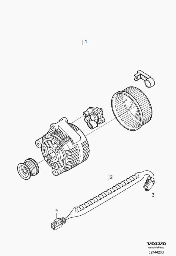 Volvo 36050264 - Ģenerators ps1.lv