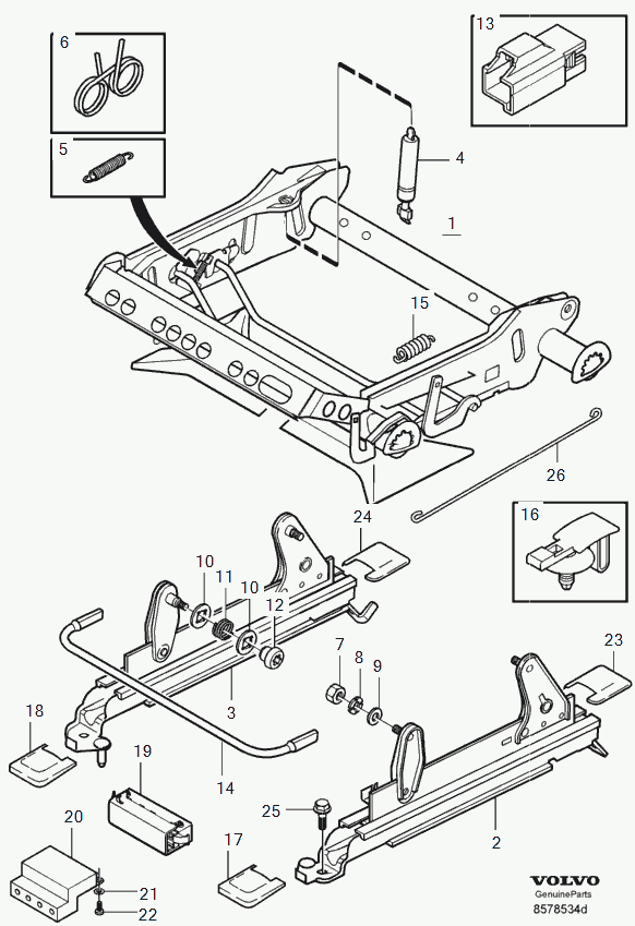 FORD 1 318 772 - Stikla pacelšanas mehānisms ps1.lv